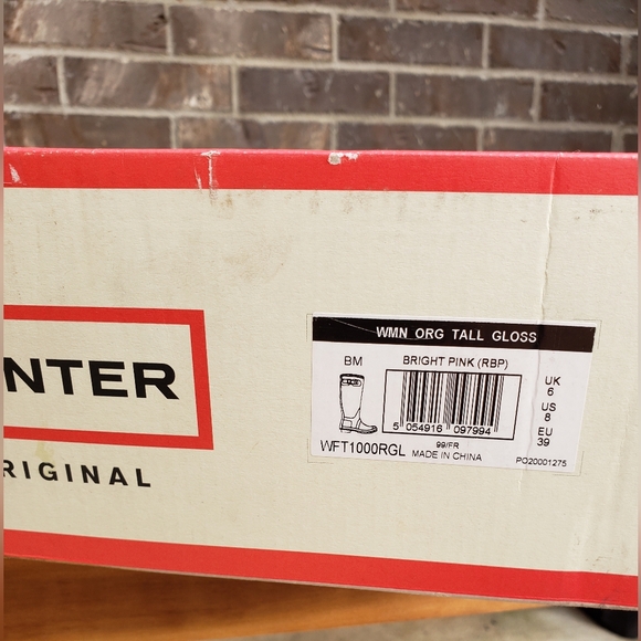 HUNTER NWT NIB Tall Gloss SZ 8 - Picture 11 of 11